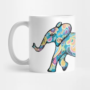 Whimsical Baby Elephant Mug